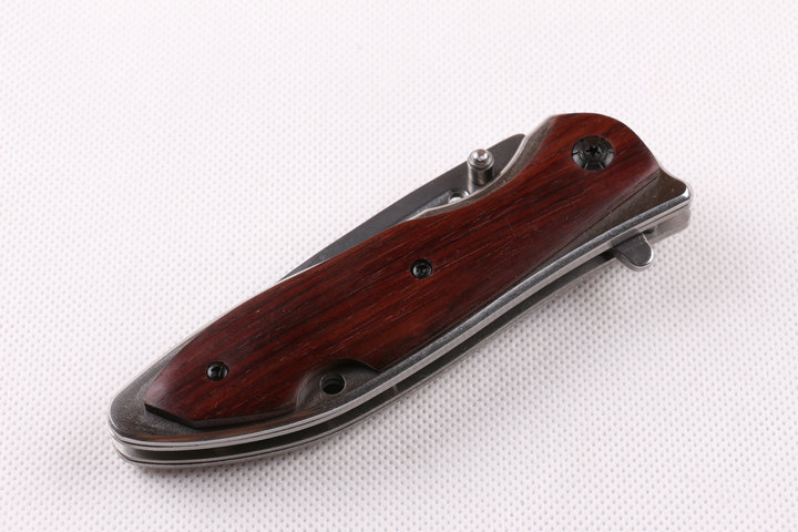 Benchmade DA76 quick opening folding knife（wood handle）UD402356 